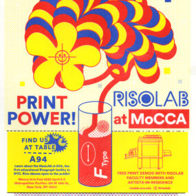 RisoLAB at MoCCA Poster by Heesang Lee